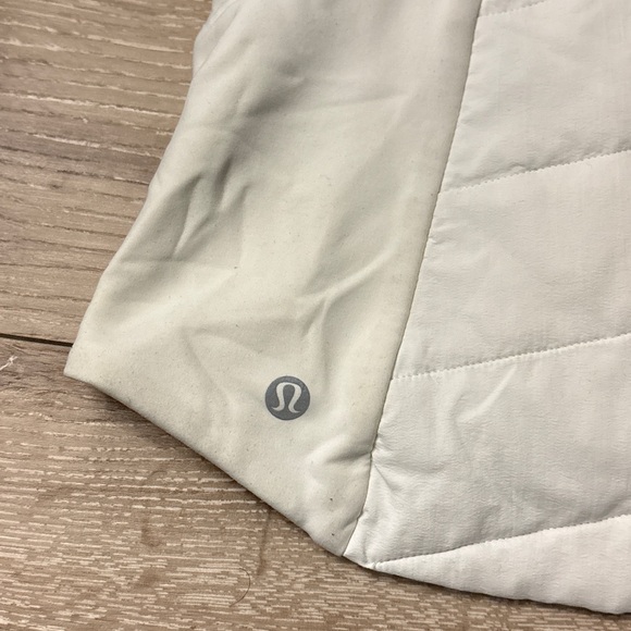 Lululemon Another Mime Women's White Quilted Jacket - Picture 7 of 9